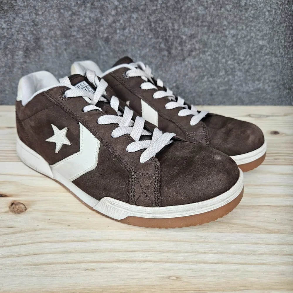 Converse One Star Low Top Brown Sneakers Size 9 - Picture 2 of 11